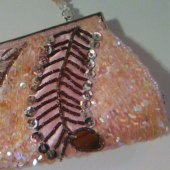 Never used Sequins & Beaded Clutch - Picture 5 of 9